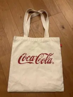 Coca-Cola コカコーラ トートバッグ キャンバス地　手提げ　厚手　バッグのサムネイル