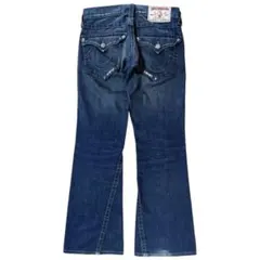 TRUE RELIGION 米国製 JOEY ユーズド加工 フレアデニム w29