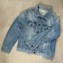 ライトブルー デニムジャケット Gジャン