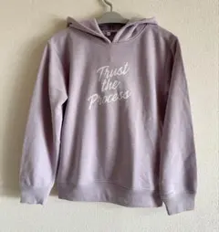 【新品】薄紫 フード付きパーカー 150サイズ