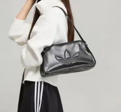 アディダス　オリジナルス　ポリウレタン エンボス トレフォイル ショルダーバッグ