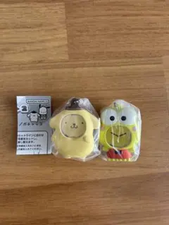 サンリオキャラクターズ　フォトフレームマスコット2 ポムポムプリン/けろっぴ