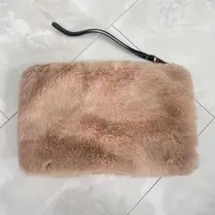 【美品】ZARA ムートンバッグ　クラッチバッグ