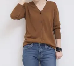 人気　MUSE ドゥーズィエムクラス シルクコットンカーディガン