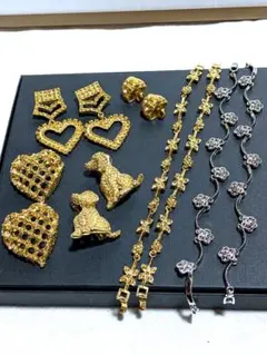 デコ土台　セッティングパーツ金属製　グルーデコ土台　ハンドメイド資材まとめ売り