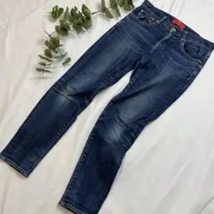 RED CARD デニム ダメージ カジュアル ジーンズ 24 ネイビー