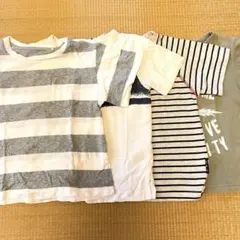 キッズ 男の子用 Tシャツ 半袖 110cm 4枚