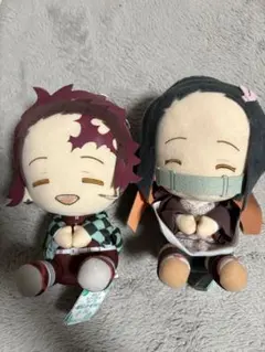 鬼滅の刃 でっかいぽふっとぬいぐるみ 炭治郎 禰豆子