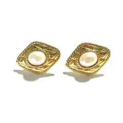 ヴィンテージ イヤリング パール 金 ゴールド