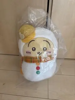 ちいかわ一番くじ　うさぎ雪だるま ぬいぐるみ マフラー付き