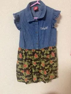 BABYDOLL デニムワンピース 100cm 半袖のサムネイル