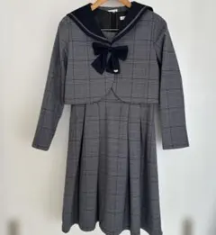 即日発送160セーラーボレロセットアップ。リボン取外可能、入学卒業等