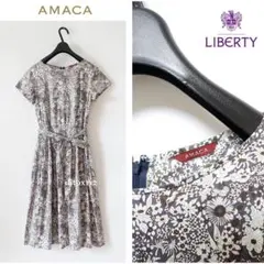 美品*AMACA × LIBERTY*別注パトリック・ゴードン*花柄ワンピースのサムネイル