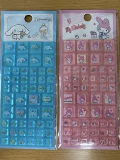 【正規品】サンリオ　ブロック　タイルシール　2枚セット