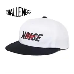 新品CHALLENGER　NOISE CAP　WHITE☓BLACK