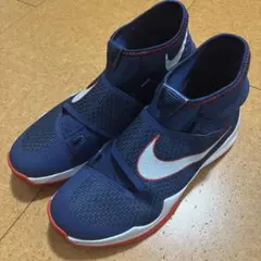 美品27.5 NIKE ズームハイパーレブ バスケットボール シューズ 紺