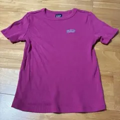 GAP ピンク リブ 半袖 トップス