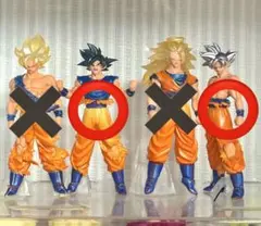 HGドラゴンボール01 GOKU EDITION 2体 開封済みのサムネイル