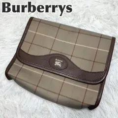 BURBERRY クラッチバッグ ノバチェック シャドーホース レザー - メルカリ