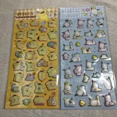サンリオ　ぷくっとシール　ポムポムプリン ポチャッコ　ダイソー