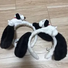 スヌーピー 耳付きカチューシャ　2つセット