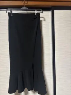 GRLスリット入りフレアロングスカート★M