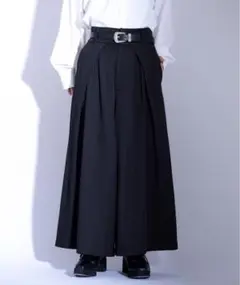 Ellno loset ハカマタックワイドパンツ