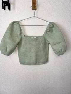 ZARA ジャガードトップス　レディースSサイズ