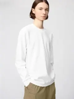 【新品 未使用 未開封】ユニクロU エアリズムコットンクルーネックTシャツ 白