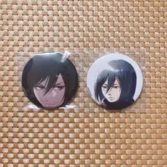 進撃の巨人 ミカサ 缶バッジセット