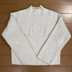 美品　スフレヤーンモックネックセーター　UNIQLO XS