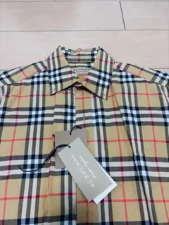 【未使用に近い★超レア★ボタンがノバチェック】バーバリーポロシャツソリッドグレー 1140031661074-1.jpg