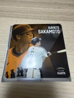 CLUB GIANTSコースター型フォトカード　坂本勇人のサムネイル