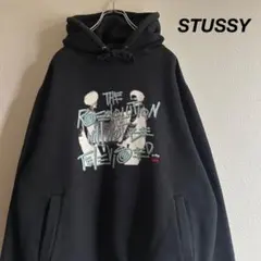 STUSSY PLANT LOVEスカル刺繍タイダイ染めオーバーサイズパーカーL STUSSY PLANT LOVEスカル刺繍タイダイ染めオーバーサイズパーカーL