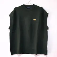 【RAGEBLUE】ワンポイント ニットベスト（グリーン）