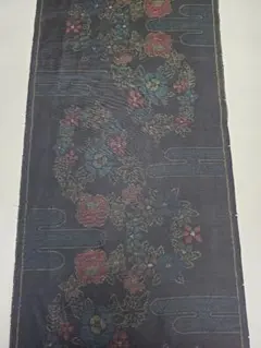 【24時間以内発送】着物 本場大島紬 横双絣 洗い張り 正絹 着分