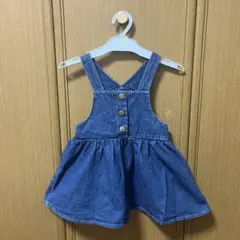 futafuta デニムサロペットワンピース 95