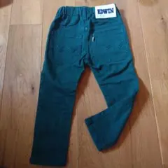 EDWIN グリーン カラーパンツ 100
