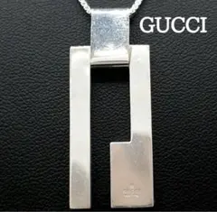 상태좋음 ✨GUCCIグッチ、Gロゴチャームシルバー925ネックレス_219