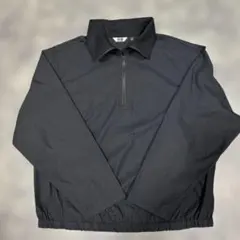 UNIQLO Uコットンブレンドハーフジップブラウス【L】