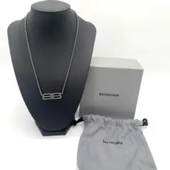 【美品】BALENCIAGA シルバーチェーンネックレス バレンシアガが遊び心溢れるジッパーのチェーンネックレスを発売