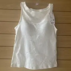 リブデザインブラトップ Mサイズ オフホワイト