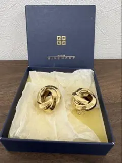 ジバンシー イヤリング ゴールド ヴィンテージ 箱付き