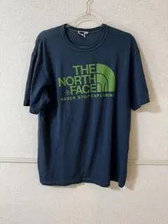 THE NORTH FACE Tシャツ ネイビー XL