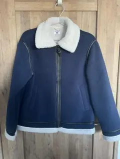 ユニクロ JW ANDERSONボア襟フリースジャケット 160