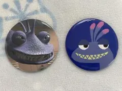 ディズニー モンスターズインク ランドール 缶バッチ