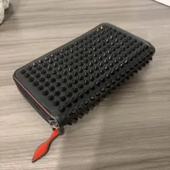 ◇美品◇ルブタン パネトーネ スタッズ長財布 ラウンドジップ オール