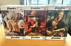 【新品】ワンピースGrandista ゾロ ルフィ ニカ フィギュア 3種セット