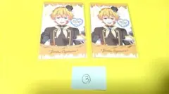 鬼滅の刃 バレンタイン＆ホワイトデー チョコ風カード 我妻善逸 2枚③