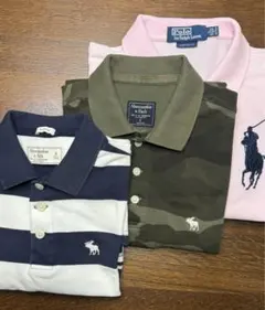 Abercrombie & Fitch & Polo ポロシャツ （3枚）セット